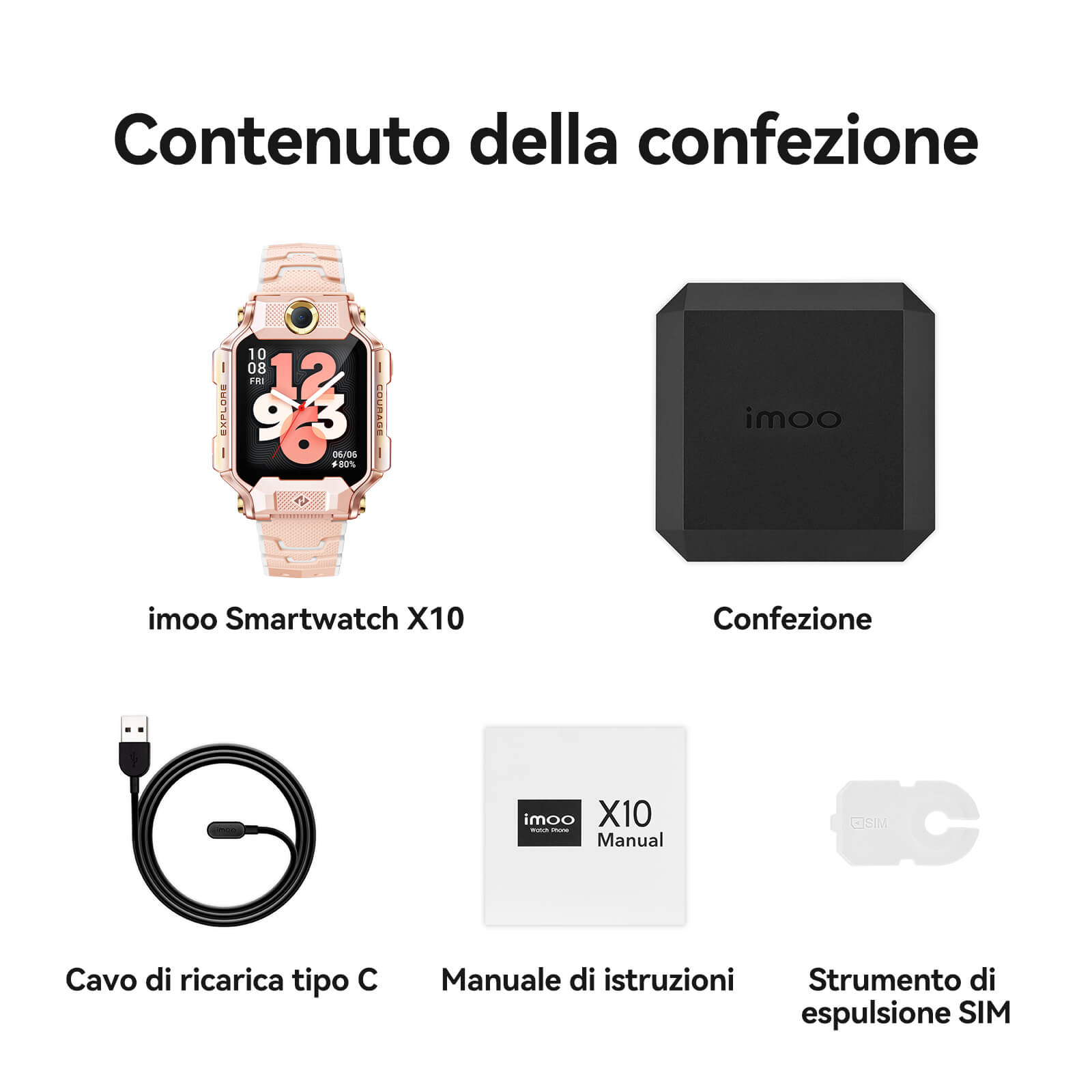 imoo Smartwatch X10_Rosa_8
